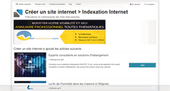 Desktop Screenshot of creer-un-site-internet.com