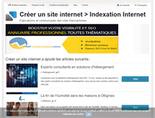 Tablet Screenshot of creer-un-site-internet.com